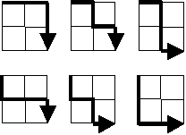 4-by-4 grid